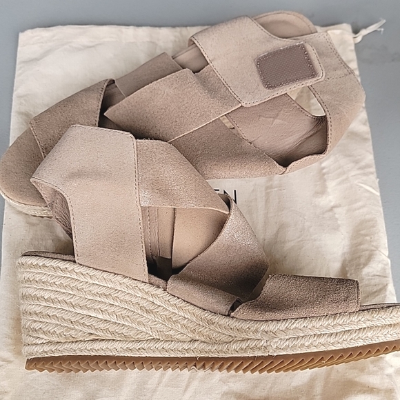 Eileen Fisher "Willow" Wedge Sandal - Picture 3 of 3